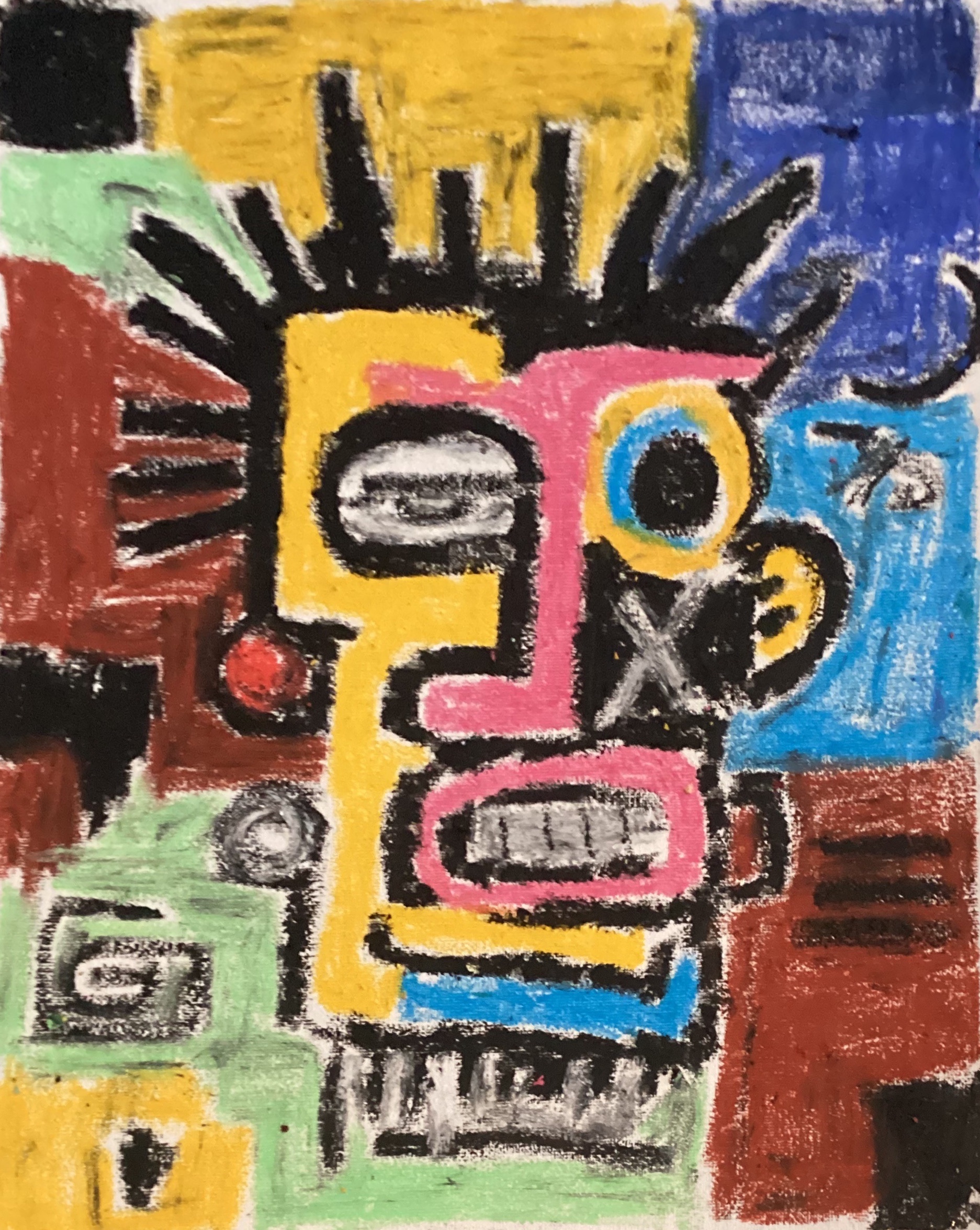 Sold original oil pastel by CRE